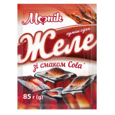 Желе зі смаком Cola  85г./25шт.ящ. ТМ "Monik"
